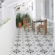 thumbnail image 2 of 5pcs 3D Kitchen And Bathroom Anti-skid Marble Pattern Flooring, Thick Frosted Floor Tiling, Wall Paper Self-adhesive Waterproof Tile Tiling, For Kitchen Bathroom Floor Decor,11.81in * 11.81in, 2 of 5