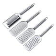 thumbnail image 3 of Multifunctional Stainless Steel Grater for Vegetables, Fruits, and Cheese - Zester Tool with Ergonomic Handle, 3 of 10