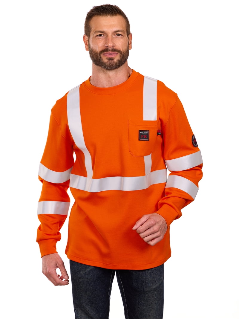 kolor 23aw インサイドアウトベスト Bass Creek Outfitters Men's Flame Resistant Hi-Vis Safety Long