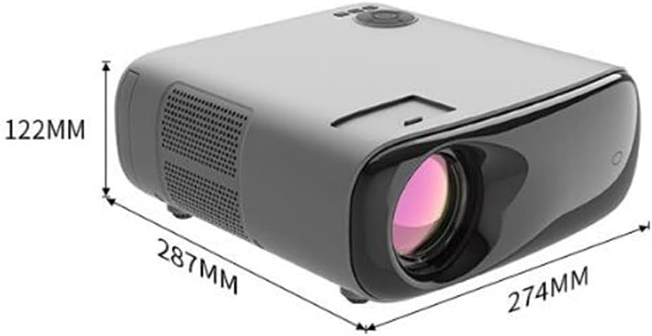 Projector Office Support 4K High Brightness LED Screen Voice Mini Home Projector (D As the picture shows)