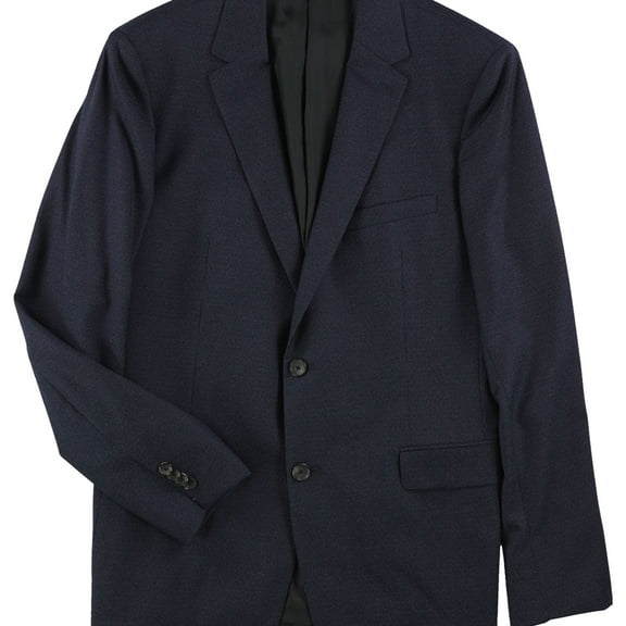 Theory Mens Pinstripe Two Button Blazer Jacket, Blue, 44 Regular