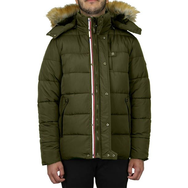 GBH - GBH Men's Heavyweight Bomber Parka Zip Jacket With Detachable ...