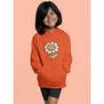 thumbnail image 2 of Cute Daisy Buddy Hoodie Juniors -Smartprints Designs,  Medium, 2 of 4
