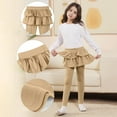 thumbnail image 2 of THDHVS Girls Tennis Skirt,Girls Leggings Uniform Pants Legging with Skirts Stretch Warm Pant,Skirts for Girls, 2 of 9