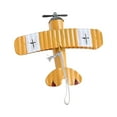 thumbnail image 4 of GUOOL Retro Biplane Metal Model Ornament Great Souvenir Airplane Handmade Planes, 4 of 8