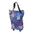 thumbnail image 2 of Shopping Cart, Steel Pipe Foldable Cart High Bearing Capacity Washable  For Camping, 2 of 8