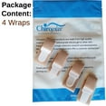 Chiroplax NonElastic Toe Wraps Buddy Tape (4 Pack) Broken Overlapping