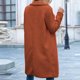 thumbnail image 5 of Chaqueta cálida para mujer para mujer, abrigo de invierno sólido con cuello de plumón, prendas de vestir exteriores de lana de cordero Fridja  po1467, 5 of 6