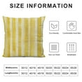 thumbnail image 6 of JRXY UGASA Outdoor Waterproof Throw Pillow Covers Pack of 2 Boho Weave Stripe Texture Decorative Cushion Covers Patio Pillows for Porch Outside Tent Yard Garden Bench , Yellow White, 6 of 6