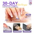 thumbnail image 2 of SAVILAND Glue Gel X Nail Primer Set: 30-Day Long Lasting Extra Strong U V Nail Glue Gel with Nail Primer Rich in Castor Oil Vitamin E for Gel Glue for Nails False Nail Tips Press On Home, 2 of 7
