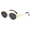 Gold Frame Gray Piece, variant on 2026 Fashionable Oval Metal Full-Rim Sunglasses, Unisex Sunglasses for Men and Women in European and American Style