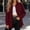 Wine, variant on Sevevn Women's Button Down Corduroy Shacket Lapel Collar Oversized Long Sleeve Jacket with Patch Pockets Comfy Trendy Fall Fashion Casual Outfits for Travel Walking Daily Wear