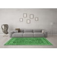 thumbnail image 3 of Ahgly Company Indoor Rectangle Medallion Emerald Green Traditional Area Rugs, 8' x 12', 3 of 4