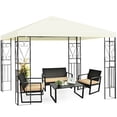 thumbnail image 4 of Canddidliike 10 x 10 Feet Patio Gazebo Canopy Tent Garden Shelter for Outdoor Patio Backyard Garden Lawn Sun Shade, 4 of 9
