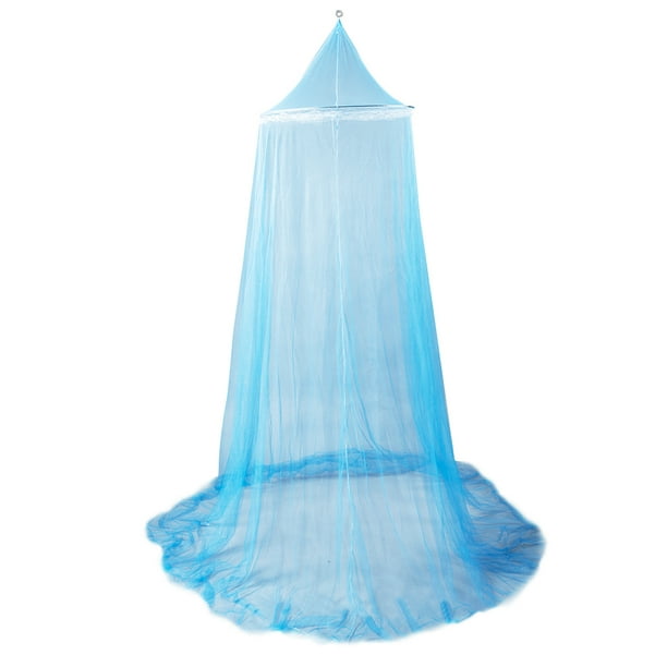 Cama universal con dosel domo Mosquitera colgante de red para hamacas individuales a extragrandes Cu TOMSHOO Azul