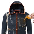 thumbnail image 2 of Camisas de pesca con capucha para hombre, camisas de pesca de manga larga, ropa de pesca transpirable con protección UV de secado rápido, 2 of 5