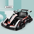 thumbnail image 2 of Go Kart Eléctrico Infantil Honey Whale K5 Blanco, 2 of 8