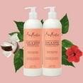 thumbnail image 4 of SheaMoisture Coconut and Hibiscus Shampoo and Conditioner for Thick Curly Hair, 2 pk./24 oz., 4 of 5