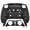 Black, variant on eXtremeRate Beyond-ARC Shell Kit for PS5 Edge Controller - Rubberized Grip Front & Back Cover (Clear & Gray)