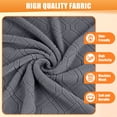 thumbnail image 6 of KINCAM 1-Seater Sofa Slipcover, Stretch Couch Cover with 1 Pillow Cover, Machine Washable Furniture Protector, Dark Gray, 6 of 7