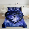 thumbnail image 3 of Feelyou 3D Spider Animal 2-Piece Twin Comforter Set, Blue Romantic Rose Floral Bedding, 3 of 9