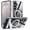 Clear, variant on ANTSHARE for Samsung Galaxy S26 FE Case, Built-in Stand-Blue