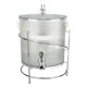 thumbnail image 1 of Dispensador de bebidas, dispensador de bebidas frías multipósito anti -goteo con fugas transparentes con soporte para fiestas, 1 of 7