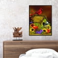 thumbnail image 4 of Pintura al óleo de casa de pájaros por números, cuadro sin marco pintado a mano, Kit de adorno para el hogar Likrtyny decoración de arte, 4 of 9