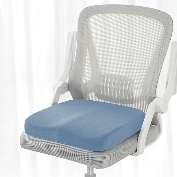 Cojín cuadrado de espuma viscoelástica antimisiles, ideal para todas las estaciones, perfecto para la oficina, el coche o como cojín para los glúteos o para sillas. También sirve como cojín de poliést