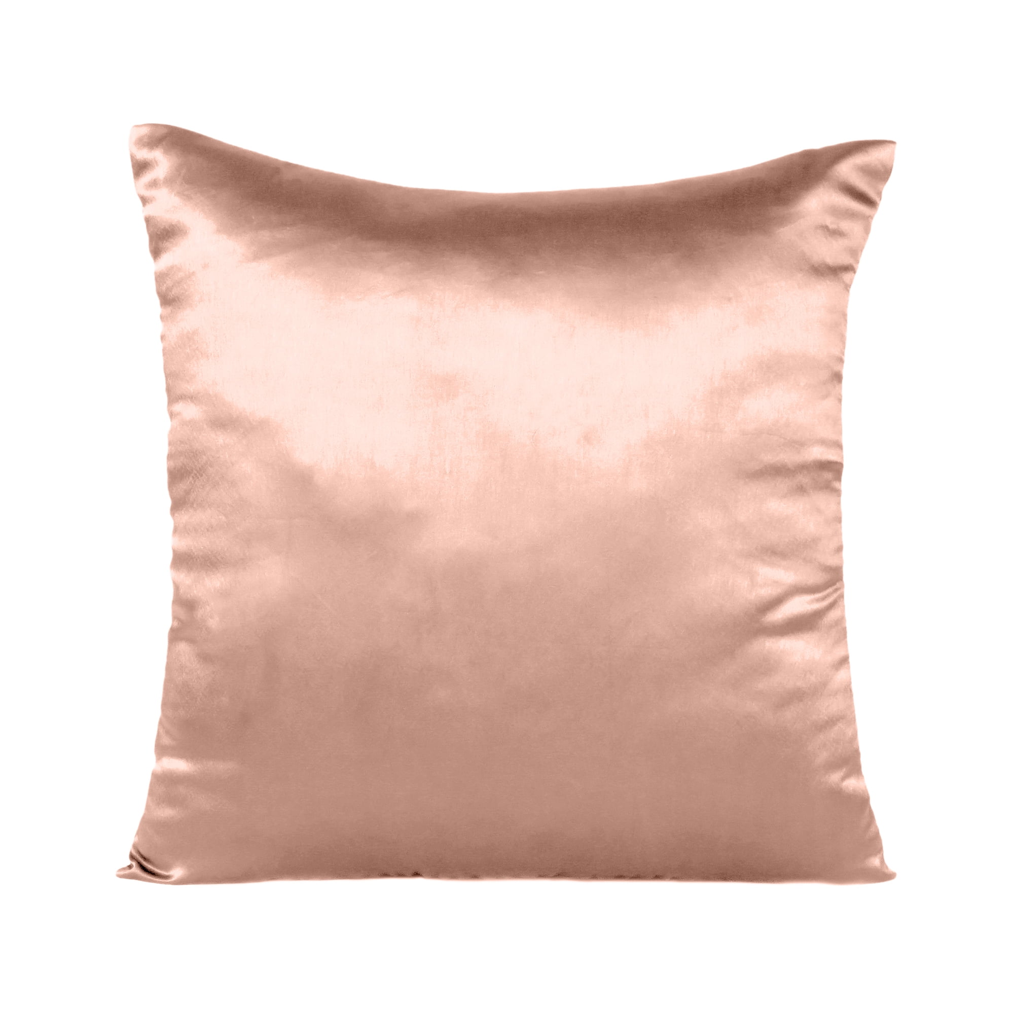 2 Pack Decorative Throw Pillows Satin Cushion Covers for Hair And Skin
