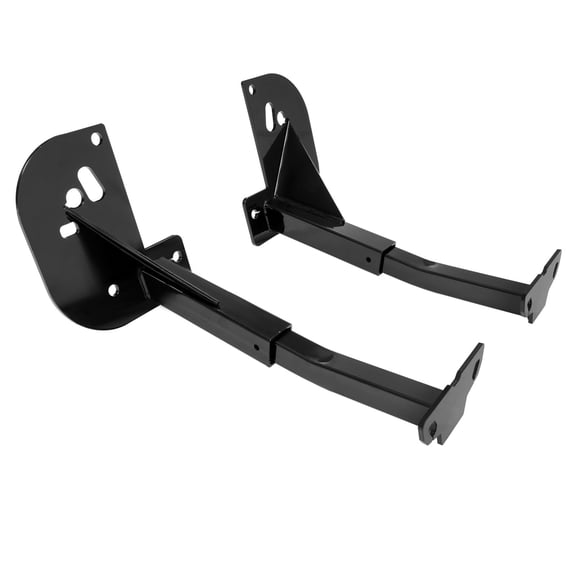 Suitable for Adjustable Front Camper Tie Downs for 2011-2016 Ford F-250/F-350/F-450 Super Duty - Durable Powder Coated Steel Tie Down System for 8' Bed Trucks - Pair