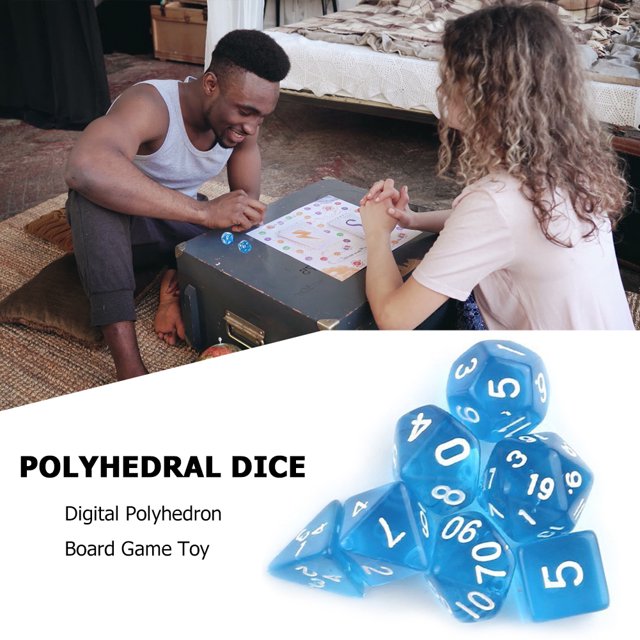 Juego de dados de varios lados, juegos de mesa, herramienta de entretenimiento, juguetes de escritorio para niños y adultos Tmvgtek juguetes de los niños
