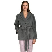 TowelSelections Women's Bed Jacket Fleece Cardigan Cuddly Robe