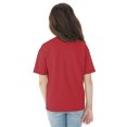 thumbnail image 1 of Fruit Of The Loom T-Shirt à Manches Courtes en Coton HD pour Jeunes, 10/12, Rouge Vif, 1 of 2