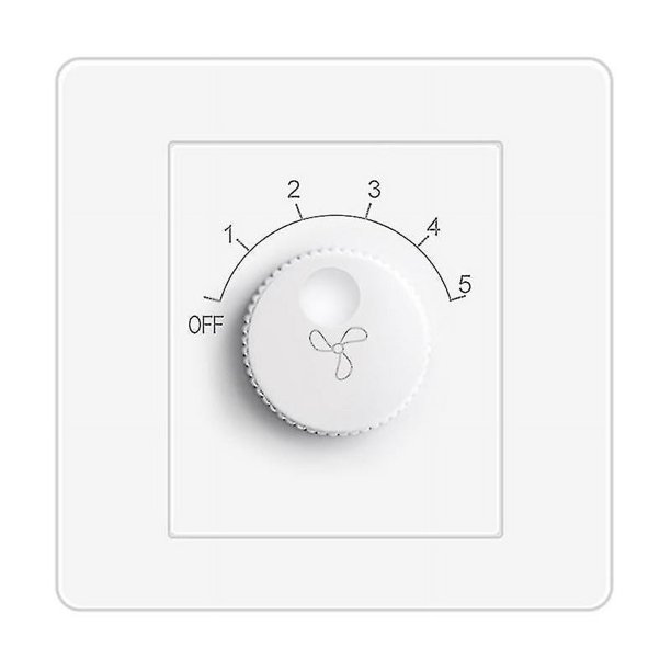 Regulador de velocidad de cinco engranajes con control de velocidad del ventilador de techo de ajuste universal de 220 v (hy)
