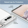 thumbnail image 3 of Crystal Clear Case for Google Pixel Fold 5G,Slim Thin Soft TPU Bumper & Hard PC Back Shockproof Scratch Resistant Protective Phone Case for Google Pixel Fold 5G 2023 (Clear), 3 of 8