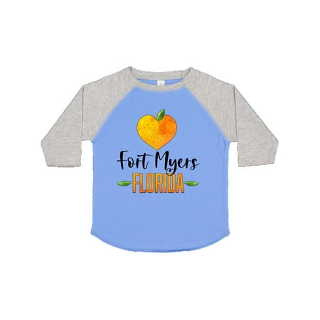 

Inktastic Fort Myers Florida Orange in Heart Gift Toddler Boy or Toddler Girl T-Shirt