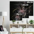 thumbnail image 5 of Design Art - Dark Blue Fractal Butterfly Flower, 5 of 5
