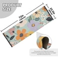 thumbnail image 5 of Yayeee Runner Rug for Bedroom 2'x6' Machine Washable Hallway Non Slip Mat, Floral Pattern, 5 of 8