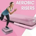 thumbnail image 5 of Yes4All Aerobic Risers for Step Platform - 16 x 16 x 2.2 in, Pastel Pink (A pair), 5 of 7