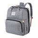 thumbnail image 1 of Mochila Pañalera Cambiador Portátil de Viaje AGBOX Gris Impermeable Multifuncional, 1 of 4