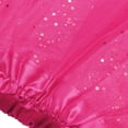 thumbnail image 4 of Pxiakgy skirts for women Womens Paillette Elastic 3 Layered Short Skirt Adult Tutu Dancing Skirt Hotpink + One size, 4 of 5