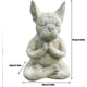 thumbnail image 5 of Estatua de Buda con forma de perro de yoga zen, pose de oración coleccionable para decoraciones de jardín zen al aire libre, figura de bulldog sentado de meditación tallada a mano (8 x 10 x 15 cm), 5 of 5