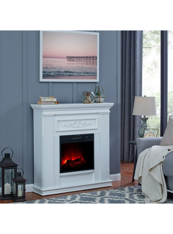 White Electric Fireplaces in Electric Fireplaces