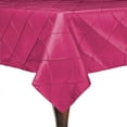 thumbnail image 1 of Ultimate Textile Embroidered Pintuck Taffeta 60 x 60-Inch Square Tablecloth Watermelon, 1 of 3
