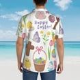 thumbnail image 6 of Disketp Hawaiian Shirts For Men,Happy Easter1 Print Mens Casual Short Sleeve Button Down Shirts Beach Shirt, 6 of 8