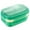 Green, variant on BinKFF Adult Lunch Box, 3 Compartment Meal Prep Containers with Lids, Clear Lunch Box Containers for Adults Men Women, Food Storage Containers - Microwave, Dishwasher Safe