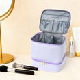 thumbnail image 5 of ONLYEOR Nail Polish Organizer Bag, Nail Polish Carrying Case, Double-Layer Nail Polish Storage Bag, Gel Polish Travel Storage Bag for Nail Kit, Gift for Manicurist, Girls (B), 5 of 7