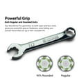 thumbnail image 3 of Capri Tools 8 mm WaveDrive Pro Stubby Combination Wrench for Regular and Rounded Bolts, 3 of 5