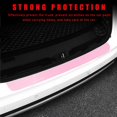 thumbnail image 4 of Yazoeia Car Rear Bumper Protector Guard, Auto Scratch-Resistant Rubber Trunk Door Entry Guard Accessory, Universal Non-Slip Vehicle Trunk Door Sill Protector for Most SUV (41"×3.5", Pink, 4 of 6